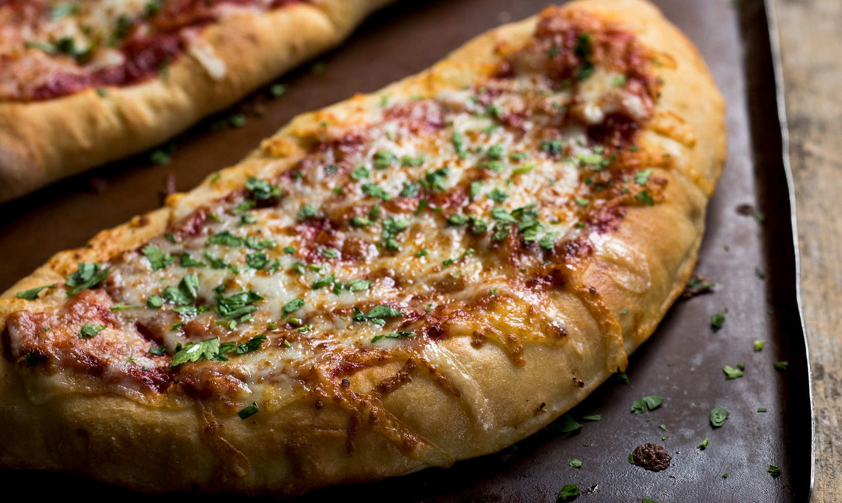 Three-Cheese Calzone