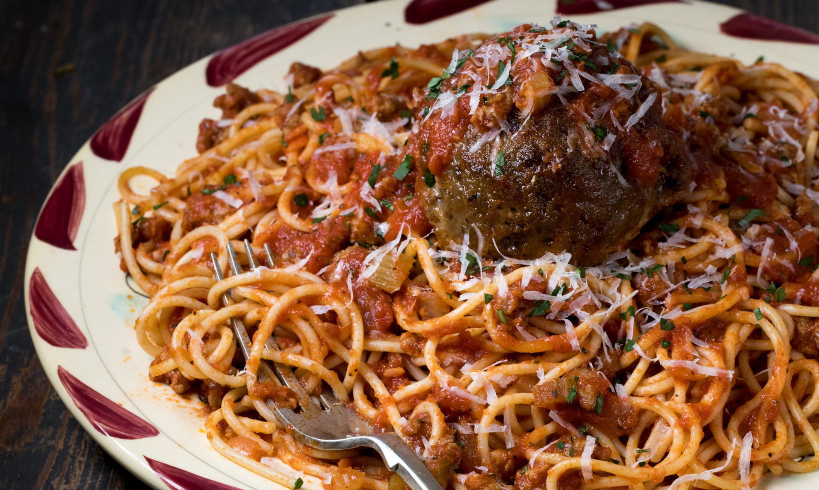 Spaghetti and Giant Meatballs